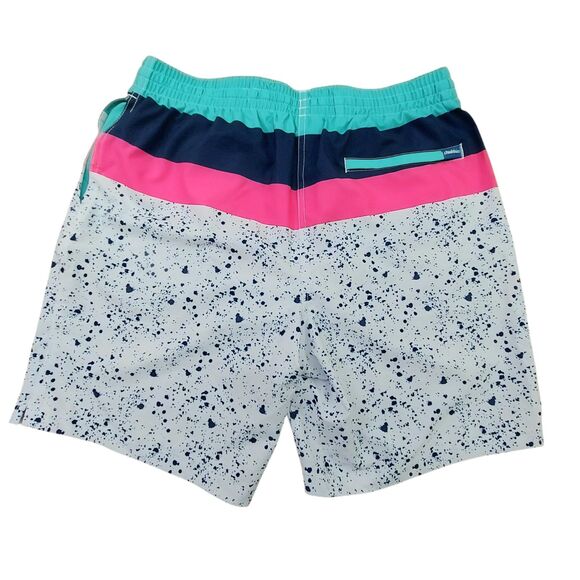 Chubbies Swim Shorts Mens Large White 7" Inseam Mesh Lined Summer Beach Outdoor - Picture 7 of 11